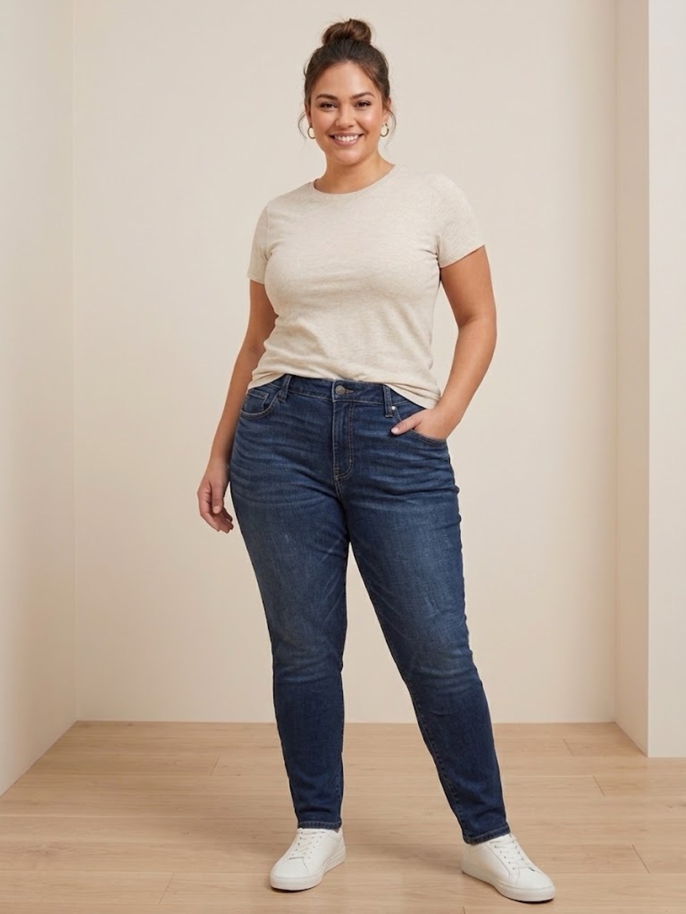 American Eagle Outfitters Stretch Skinny Jeans - Dark Blue